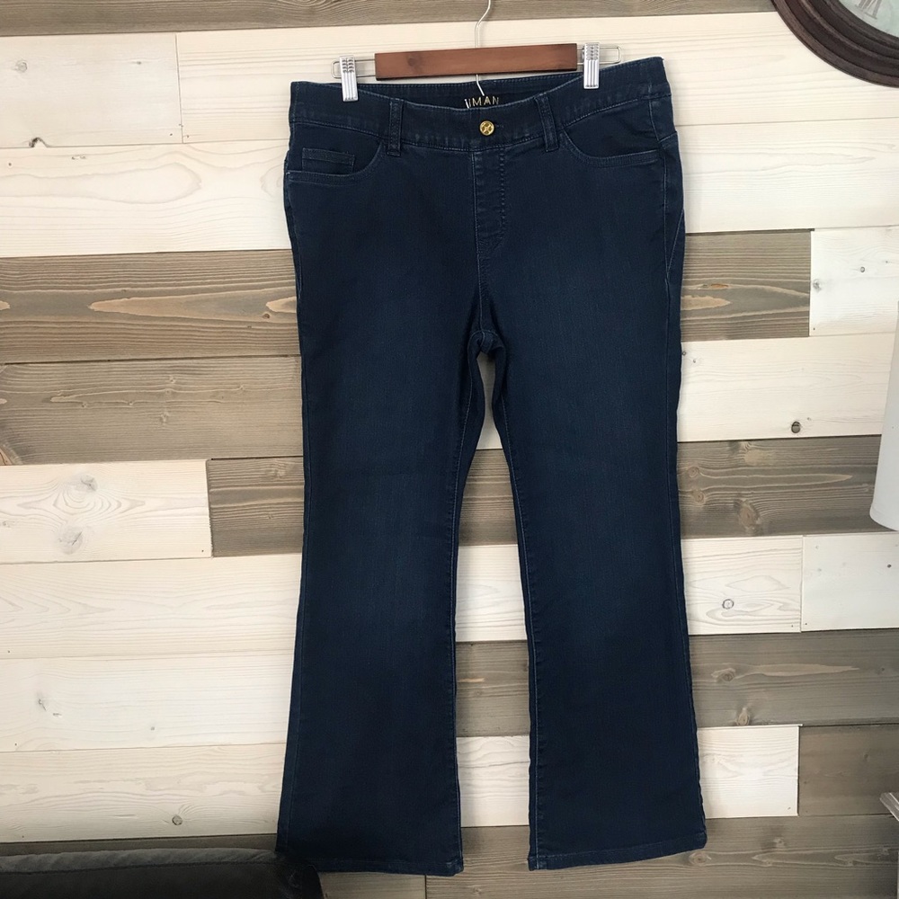 IMAN ⚜️ Dark Wash Jean Jeggings